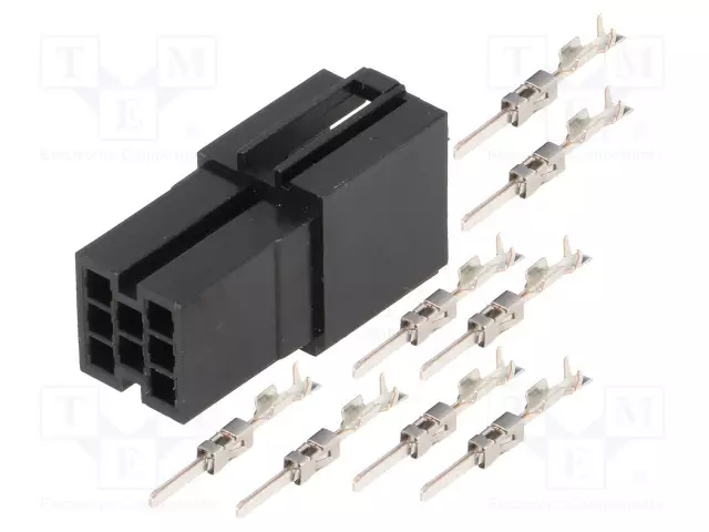 LIITINRUNKO - MINI ISO - PIN: 8 - SARJA - Autoradiion littimet ja liitinkotelot - 361450 - 1