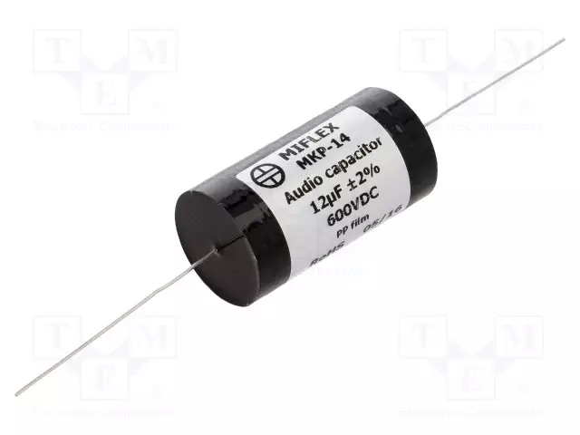 POLYPROPYLEENIKONDENSAATTORI - 12UF - 600VDC - ±2% - Ø33X62MM - THT - Kondensaattorit MKP - MKP14-12U600 - 1