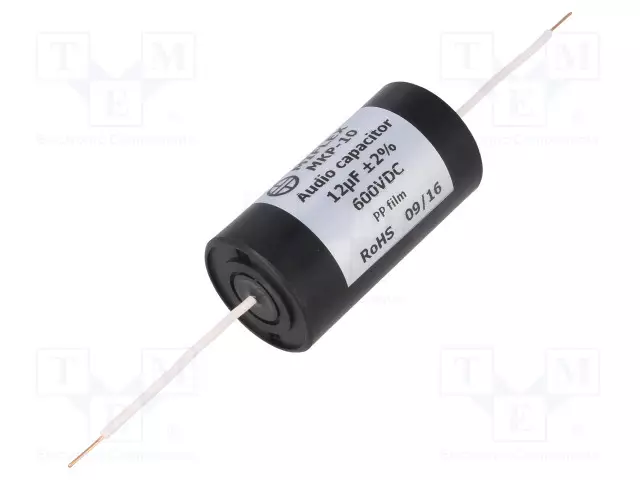 POLYPROPYLEENIKONDENSAATTORI - 12UF - 600VDC - ±2% - Ø35X65MM - THT - Kondensaattorit MKP - MKP10-12U600 - 1