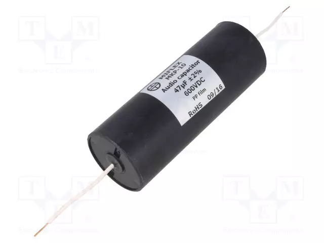 POLYPROPYLEENIKONDENSAATTORI - 47UF - 600VDC - ±2% - Ø45X119MM - Kondensaattorit MKP - MKP10-47U600 - 1