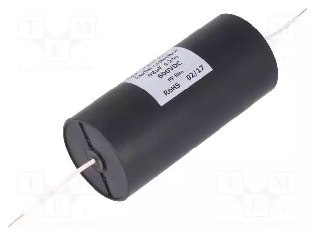 POLYPROPYLEENIKONDENSAATTORI - 68UF - 600VDC - ±2% - Ø55X119MM - Kondensaattorit MKP - MKP10-68U600 - 1