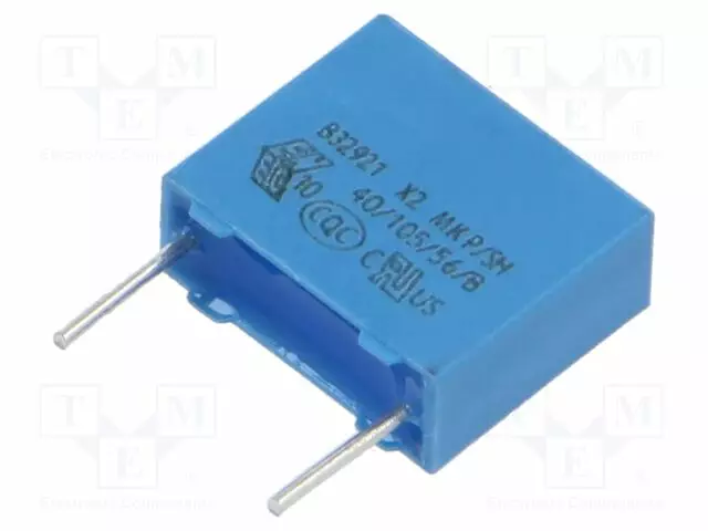 POLYPROPYLEENIKONDENSAATTORI - X2 - 47NF - 630VDC - 305VAC - THT - Muovikondensaattorit - B32921C3473K000 - 1