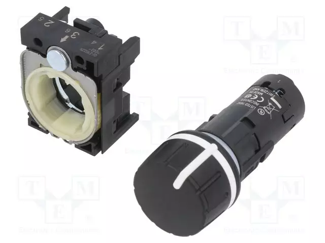 POTENTIOMETRI - 22MM - Ø22MM - IP67 - POTENTIOMETRI: YKSIKIERROS - 47KOHM - Taulukytkimien lisävarusteet - 3SU1200-2PT10-1AA0 - 1