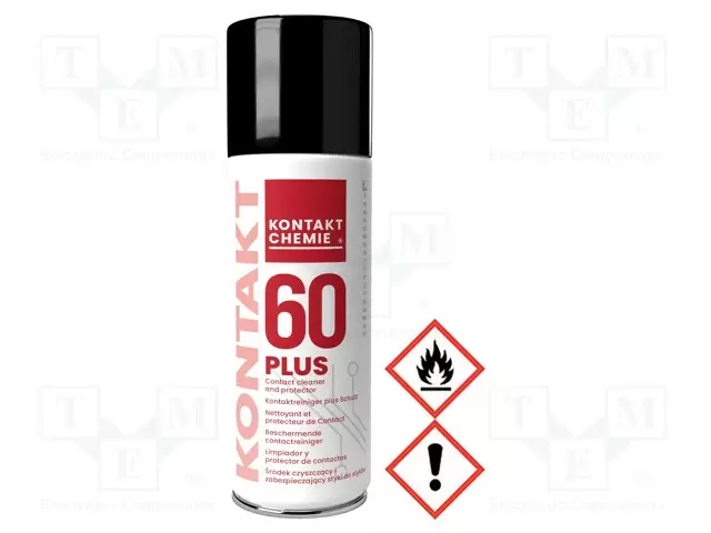 PUHDISTUSAINE - KONTAKT 60 PLUS - 200ML - AEROSOLI - PURKKI - PUNAINEN - Puhdistuskemikaalit ja aerosolit - 60PLUS200 - 1