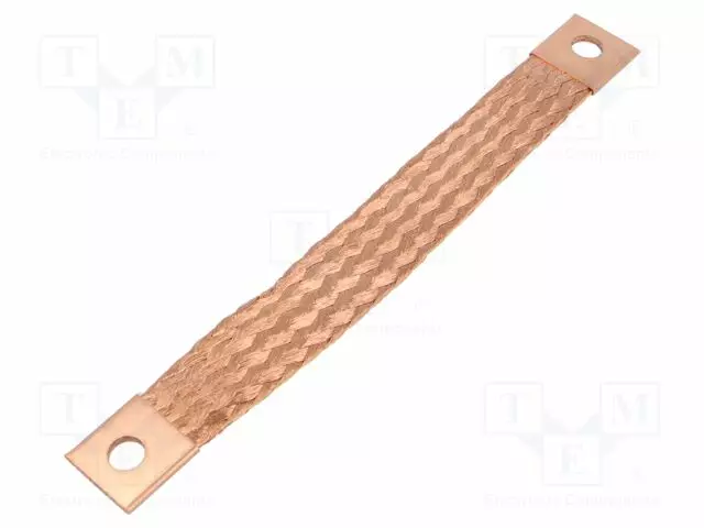 PUNOS - MAADOITUSTEIPPI - 25MM2 - Ø1: 9MM - Ø2: 9MM - 150A - L: 0,18M - Kuparipalmikot - BM60220 - 1