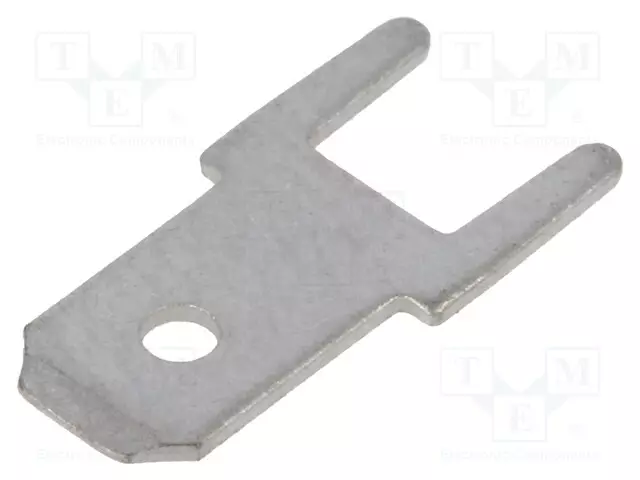 PURISTUSLIITIN - LITTEÄ - 4,8MM - 0,5MM - UROS-THT - KOK.PIT: 12,8MM - SUORA - Juotoskorvat ja kaapeliliittimet - PCB - 61-1560-210030 - 1