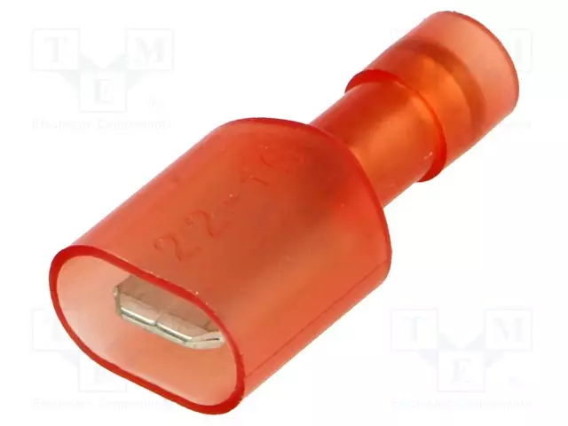 PURISTUSLIITIN - LITTEÄ - 6,3MM - 0,8MM - UROS-0,25÷1,5MM2 - PURISTETTAVA - Eristetyt liittimet - BM80180 - 1