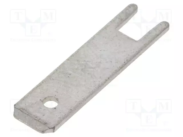 PURISTUSLIITIN - LITTEÄ - 6,3MM - 0,8MM - UROS-THT - KOK.PIT: 24MM - SUORA - Juotoskorvat ja kaapeliliittimet - PCB - 61-1846-210030 - 1