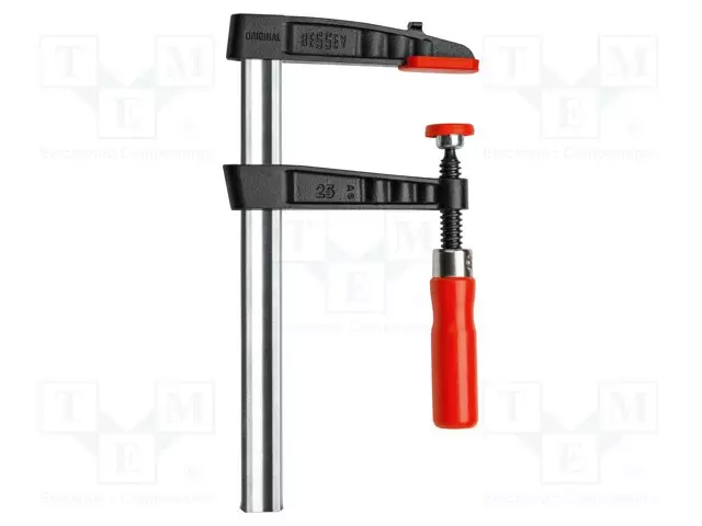 PURISTIN - PUUSEPÄN - VALURAUTA - KAHVAN KANSSA - D: 140MM - PUU - Ruuvipuristimet ja puristimet - BE-TG30 - 1