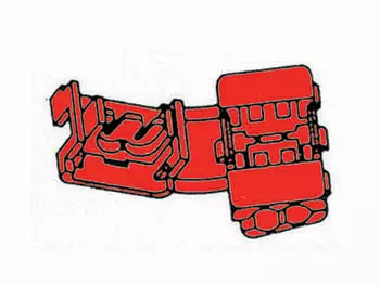 QUICK SPLICE RED, 100pcs - DC liittimet - FRQS100 - 1