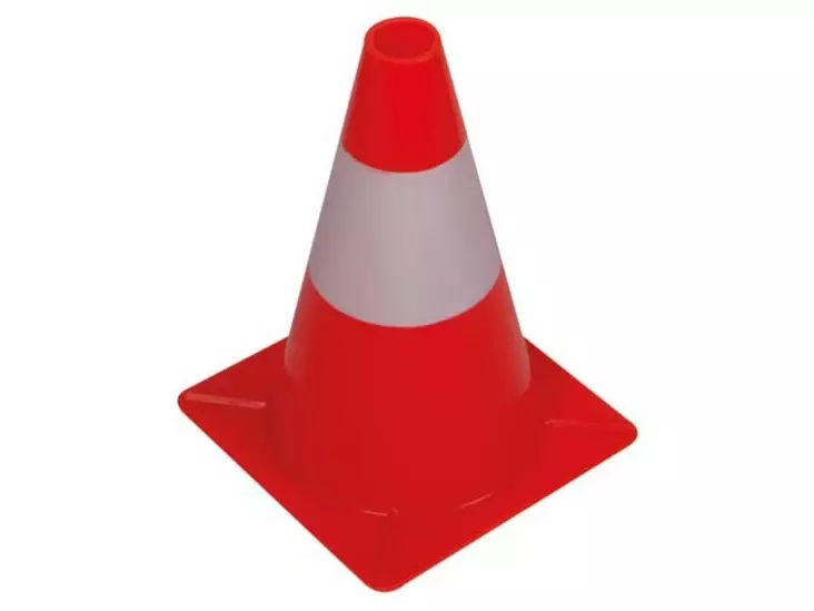 RED/WHITE TRAFFIC CONE 30cm - Turvakyltit ja varoitustarrat - 1190-30 - 1