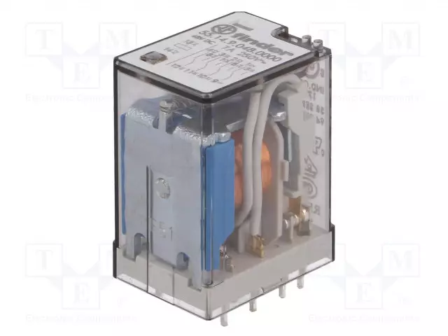 RELE - 4PDT - UKELAN: 48VDC - MAX.400VAC - PCB - Teollisuusreleet - 55.14.9.048.0000 - 1
