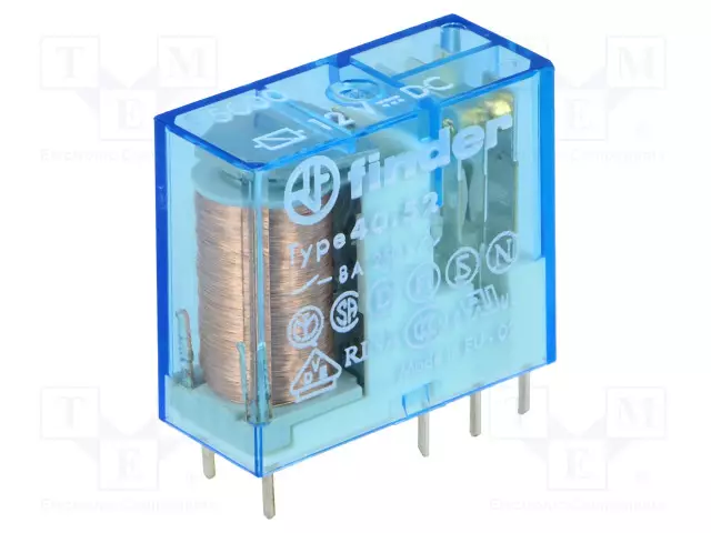RELE - DPDT - UKELAN: 12VDC - 8A/250VAC - 8A/30VDC - Pienoisreleet - 40.52.9.012.5000 - 1