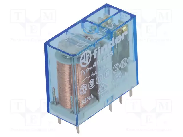 RELE - DPDT - UKELAN: 24VDC - 8A/250VAC - 8A/30VDC - Pienoisreleet - 40.52.7.024.5000 - 1