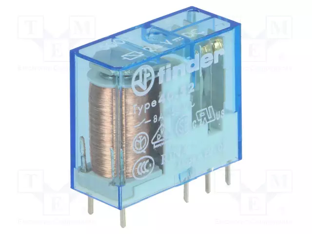 RELE - DPDT - UKELAN: 24VDC - 8A/250VAC - 8A/30VDC - Pienoisreleet - 40.52.9.024.5000 - 1