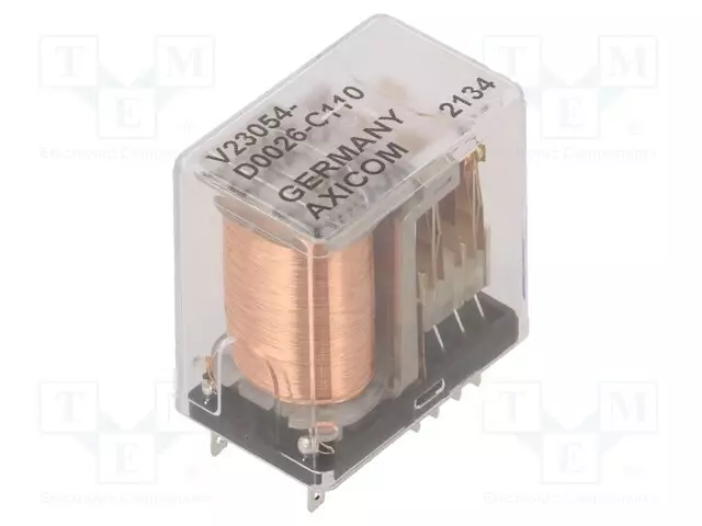 RELE - 4PDT - UKELAN: 60VDC - 2A - Pienoisreleet - V23054-D0026-C110 - 1