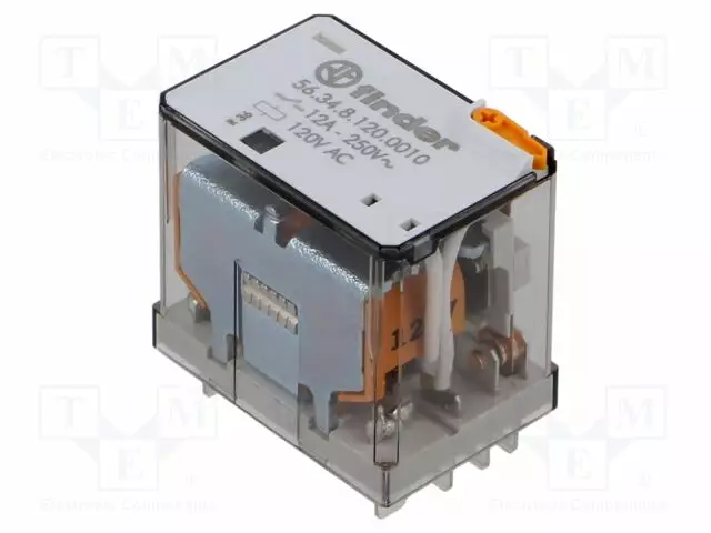 RELE - 4PDT - IKOSKETINTEN MAX: 12A - Teollisuusreleet - 56.34.8.120.0010 - 1