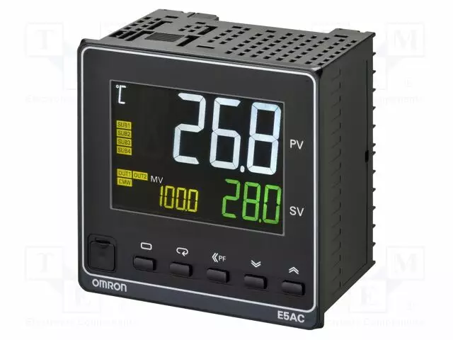 AUTOMATION MODULE: REGULATOR - TEMPERATURE - -1999÷9999 - ON PANEL - Säädinmoduulit - E5AC-CC4D5M-000 - 1