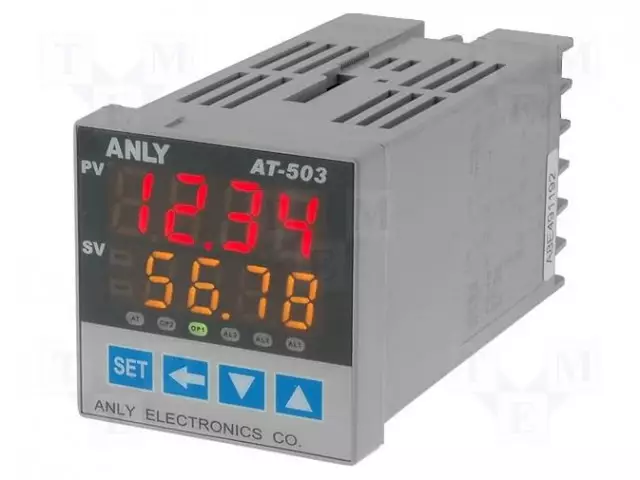 SÄÄDINMODULI - LÄMPÖTILA - SPST-NO - OUT 2: 4÷20MA - OUT 3: SPST-NO - Säädinmoduulit - AT503-4141000 - 1