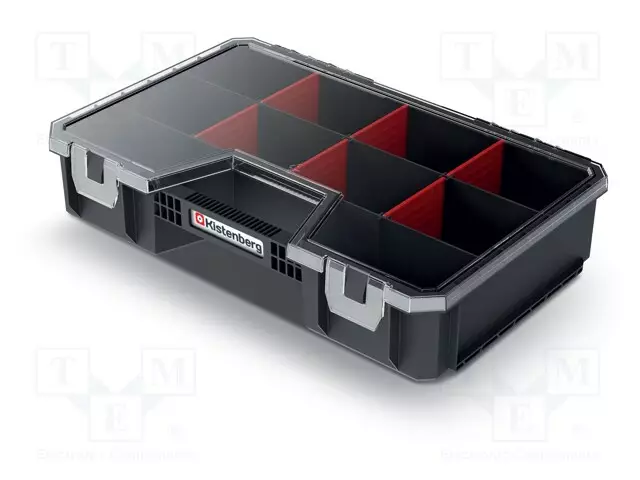 SÄILIÖ: KOLLEKTIIVI - OSIOT - MUSTA - 294X194X60MM - MODULAR SOLUTION - Säiliöt ja rasiat - KMS3020 - 1