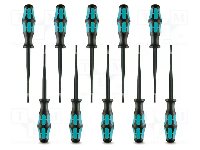 INSULATED - SLOT - 4X0.8MM - 10PCS - SCREWDRIVER: INSULATED-SET - Ruuvimeisselit ja sarjat - PH-1003620 - 1