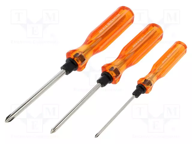 SCREWDRIVER: UNIVERSAL-SET - ASSISTED WITH A KEY - PHILLIPS,SLOT - Ruuvimeisselit ja sarjat - FUT.DK-50 - 1