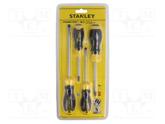 SCREWDRIVER: UNIVERSAL-SET - PHILLIPS,SLOT - 4PCS. - Ruuvimeisselit ja sarjat - STL-STHT16169-0 - 1
