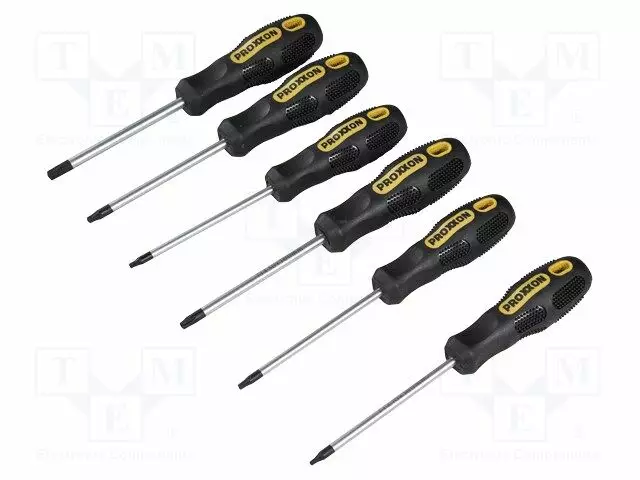 SCREWDRIVER: UNIVERSAL-SET - TORX® WITH PROTECTION - 6PCS. - Ruuvimeisselit ja sarjat - PR22640 - 1