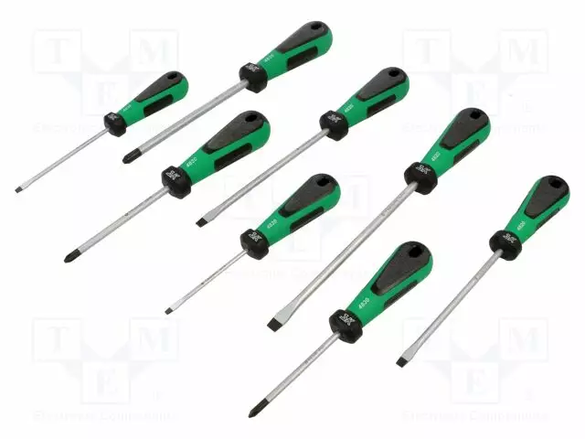 SCREWDRIVER: UNIVERSAL-SET - PHILLIPS,SLOT - 8PCS. - Ruuvimeisselit ja sarjat - ST-96489210 - 1