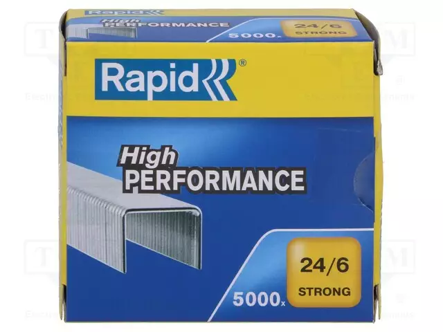 SILMUKKA - KOKO: 24/6 - 5000KPL - Toimistotarvikkeet - RAPID-STRONG5000 - 1