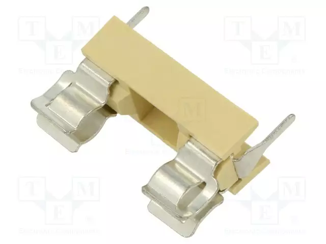 RASIA - THT - 5X20MM - -30÷85°C - 6,3A - TERMOPLASTINEN - RASTERI: 22,6MM - Sulakepitimet - 503400 - 1