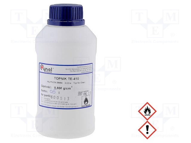 SULATE: KALOFONISULATE - HALOGEENITON,NO CLEAN - NESTE - 0,5L - Juotoskemikaalit - TE410500 - 1