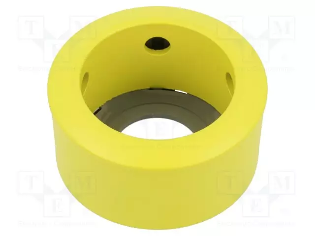 SUOJAKAULUS - 45 - Ø57,6X50,1MM - METALLI - RUNKO: KELTAINEN - Taulukytkimien lisävarusteet - 45-539.2400 - 1