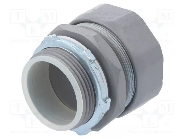 SUORA PÄÄTELIITIN - KIERRE: TUUMA-ULKO-GALVANISOITU TERÄS - Punosten lisätarvikkeet - AN-2980400 - 1