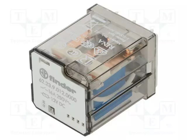 TEHORELE - 3PDT - UKELAN: 12VDC - IKELAN: 109MA - Tehoreleet - 62.23.9.012.0000 - 1