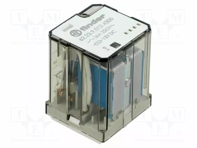 TEHORELE - 3PST-NO - UKELAN: 12VDC - MAX.400VAC - Tehoreleet - 62.23.9.012.4300 - 1