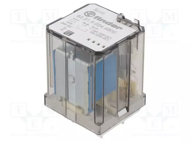 TEHORELE - SPST-NO X2 - UKELAN: 24VDC - 445OHM - Tehoreleet - 62.31.9.024.4800 - 1