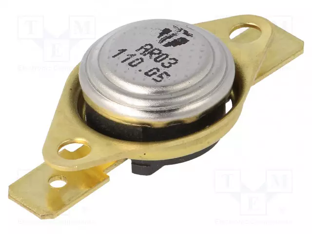 TERMOSTAATTI - SPST-NC - 110°C - 16A - 250VAC - ±5°C - 250VAC/16A - Teollisuus termostaatit - AR03W1S3-110 - 1