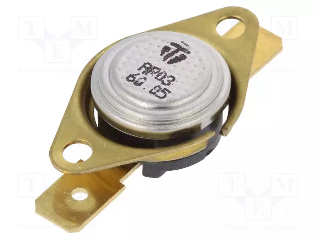 TERMOSTAATTI - SPST-NC - 60°C - 16A - 250VAC - LIITTIMET 6,3 MM - Teollisuus termostaatit - AR03W1S3-60 - 1