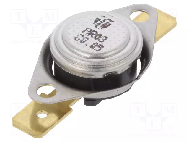 TERMOSTAATTI - SPST-NC - 80°C - 16A - 250VAC - LIITTIMET 6,3 MM - Teollisuus termostaatit - AR03W1S3-80 - 1