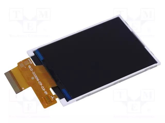 TFT NÄYTTÖ - 3,2" - 240X320 - VALAISTUS: LED - KOOT: 55,04X77,7X2,57MM - TFT-näytöt - 4DLCD-32320240 - 1