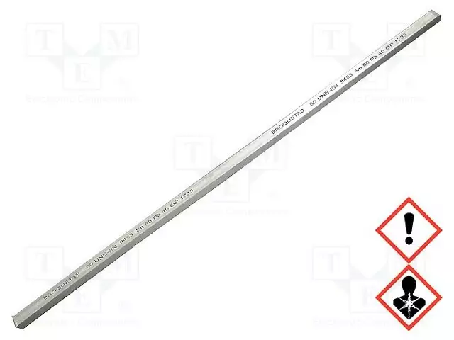 TINA - LYIJYLLISET - 183÷190°C - SN60PB40 - 165÷185G - PUIKKO - 9X4MM - Juotostinat ja muut juotosaineet - BROF60-LASKI60 - 1