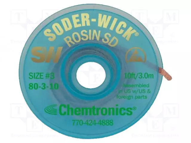 TINAIMUNAUHA - HALOGEENITON,HARTSI,ROL0 - W: 2MM - Tinaimunauhat - CH-SW80-3-10 - 1