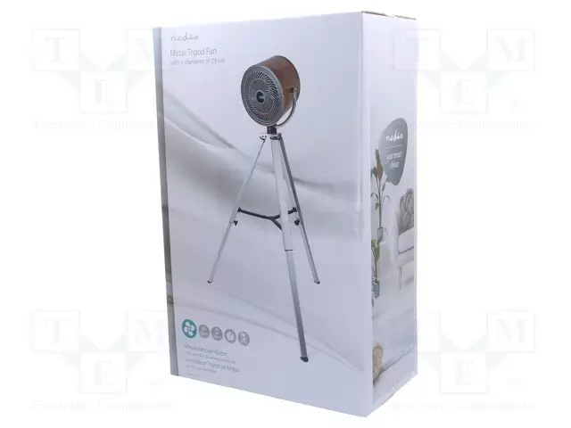 TUULETIN: AC - 45W - 220÷240V - Ø: 250MM - PIT: 1,5M - PISTOKE: SUORA - Toimistotuulettimet - FNTR20CWD10 - 1