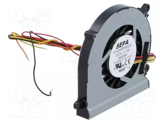 RADIAALITUULETIN DC - 5VDC - 52X52X8MM - 33DBA - LIUKU - DC 5V tuulettimet - HY52A05PSE25AP00 - 1