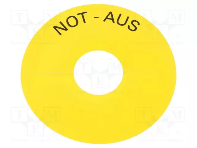 VAROITUSALUSTA - 22MM - 3SU1.5 - ØASENNUSAUK.: 22MM - Ø: 75MM - -25÷70°C - Taulukytkimien lisävarusteet - 3SU1900-0BC31-0AS0 - 1