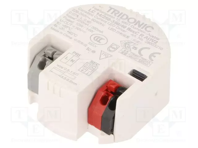 VIRTALÄHDE: IMPULSSI - LED - 14W - 24÷40VDC - 250÷350MA - 198÷264VAC - LED teholähteet - 28003210 - 1