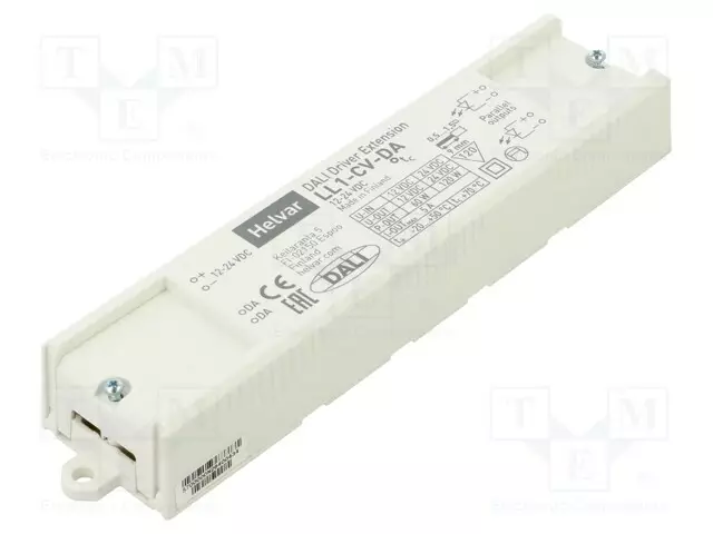 VIRTALÄHDE: IMPULSSI - LED - DALI - 60/120W - 12/24VDC - 5A - IP20 - OUT: 1 - LED teholähteet - 5700000 - 1
