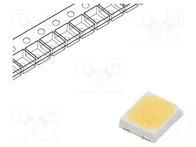 VOIMA-LED - VALKOINEN - 5000K - 44÷50LM - 120° - 120MA - 2,9÷3,2VDC - SMD - TehoLEDit - valkoiset - L128-50HGCA3500000 - 1