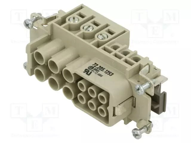 PIN: 6 - Wieland liittimet - 72.205.1253.0 - 1